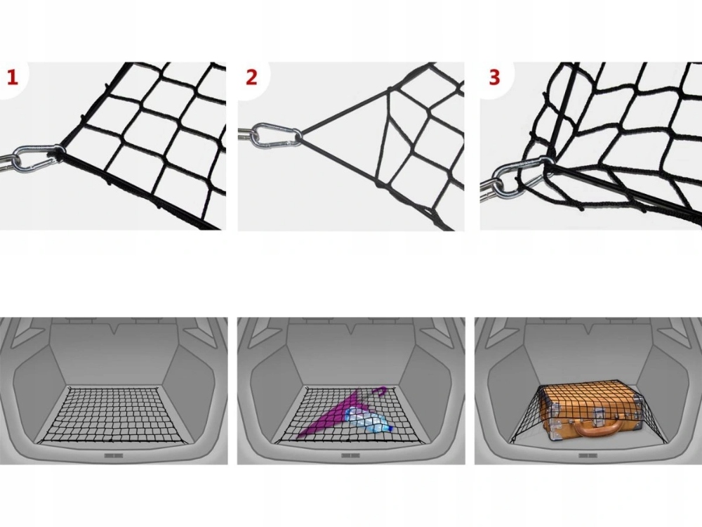 Siatka bagażnika Mercedes CLA Sedan od 2013