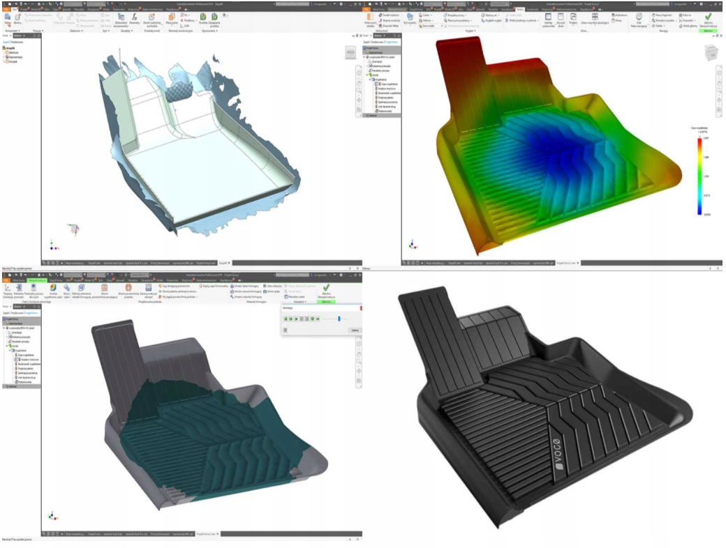 RANGE ROVER IV (2012-2017) Dywaniki gumowe