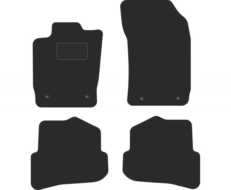 Dywaniki welurowe AUDI A1 od 2010