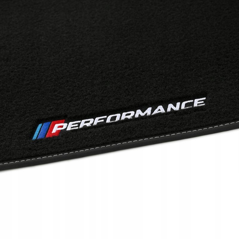 Dywaniki welurowe LOGO BMW 5 F10 2010-2013 SEDAN