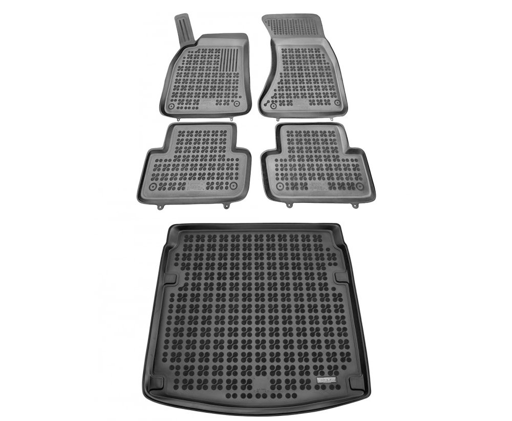 Audi A4 B8 sedan zestaw gumowe dywaniki i mata