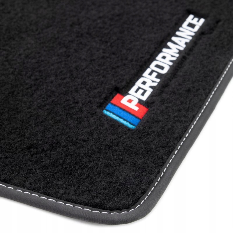 Dywaniki welurowe LOGO BMW 5 F10 2010-2013 SEDAN