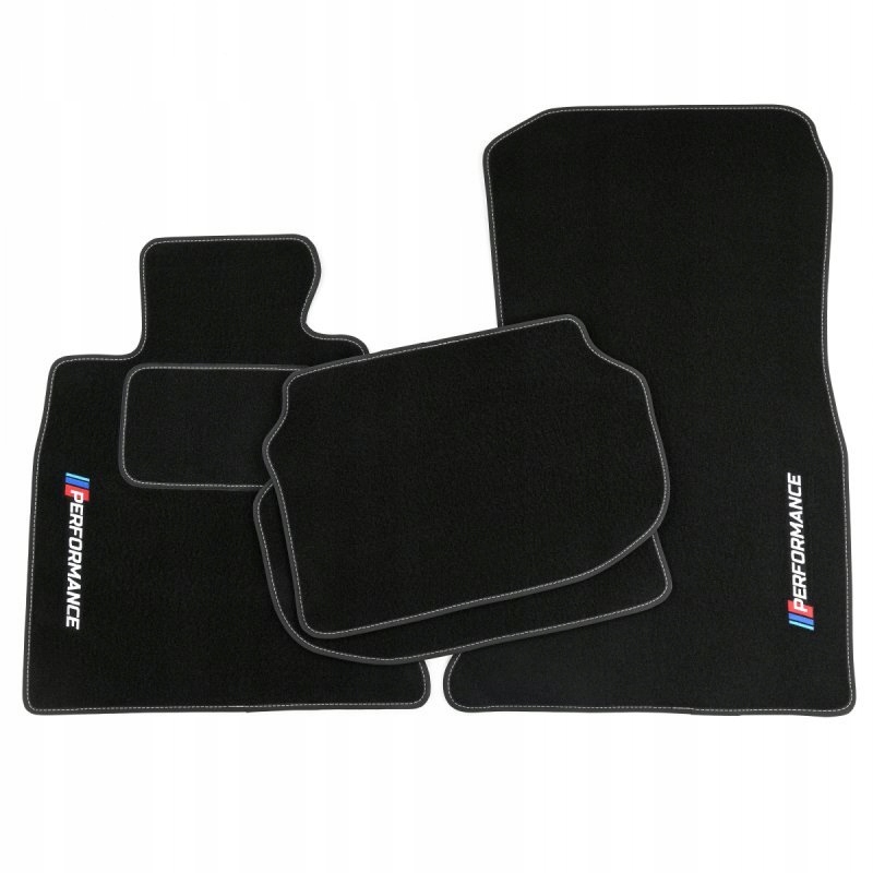 Dywaniki welurowe LOGO BMW 5 F10 2010-2013 SEDAN