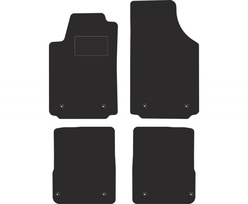Dywaniki welurowe AUDI A2 2000-2005