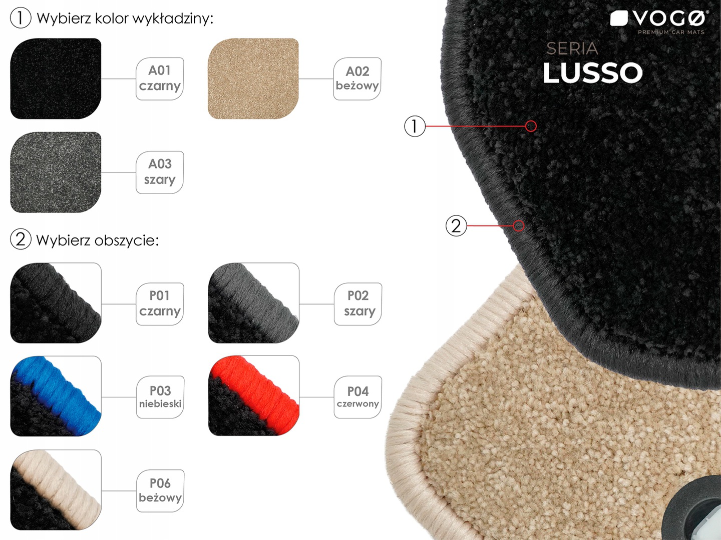 Dywaniki welurowe Premium MAZDA 6 2013-