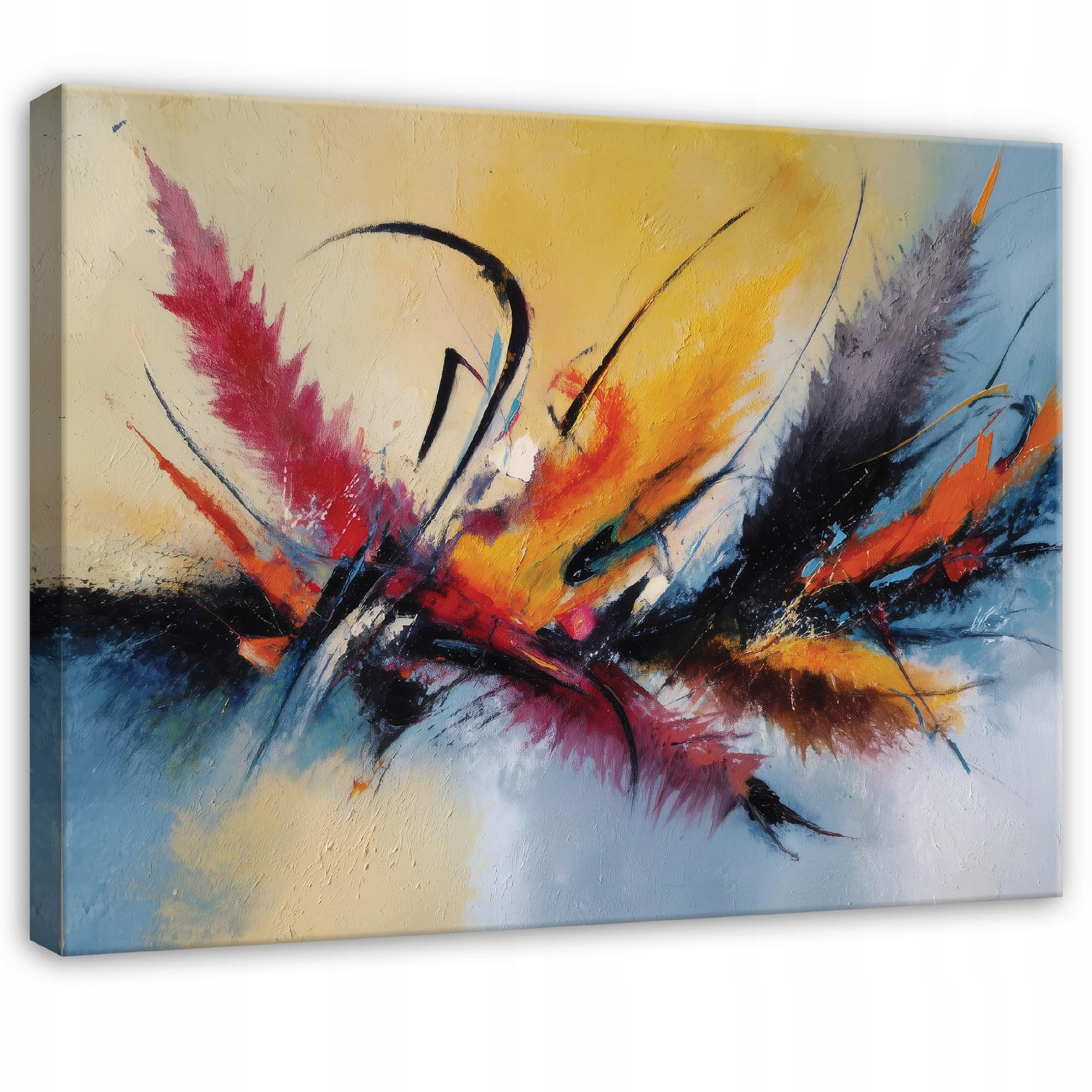 Obraz Na Płótnie Do Sypialni Salonu Abstrakcja 120x80