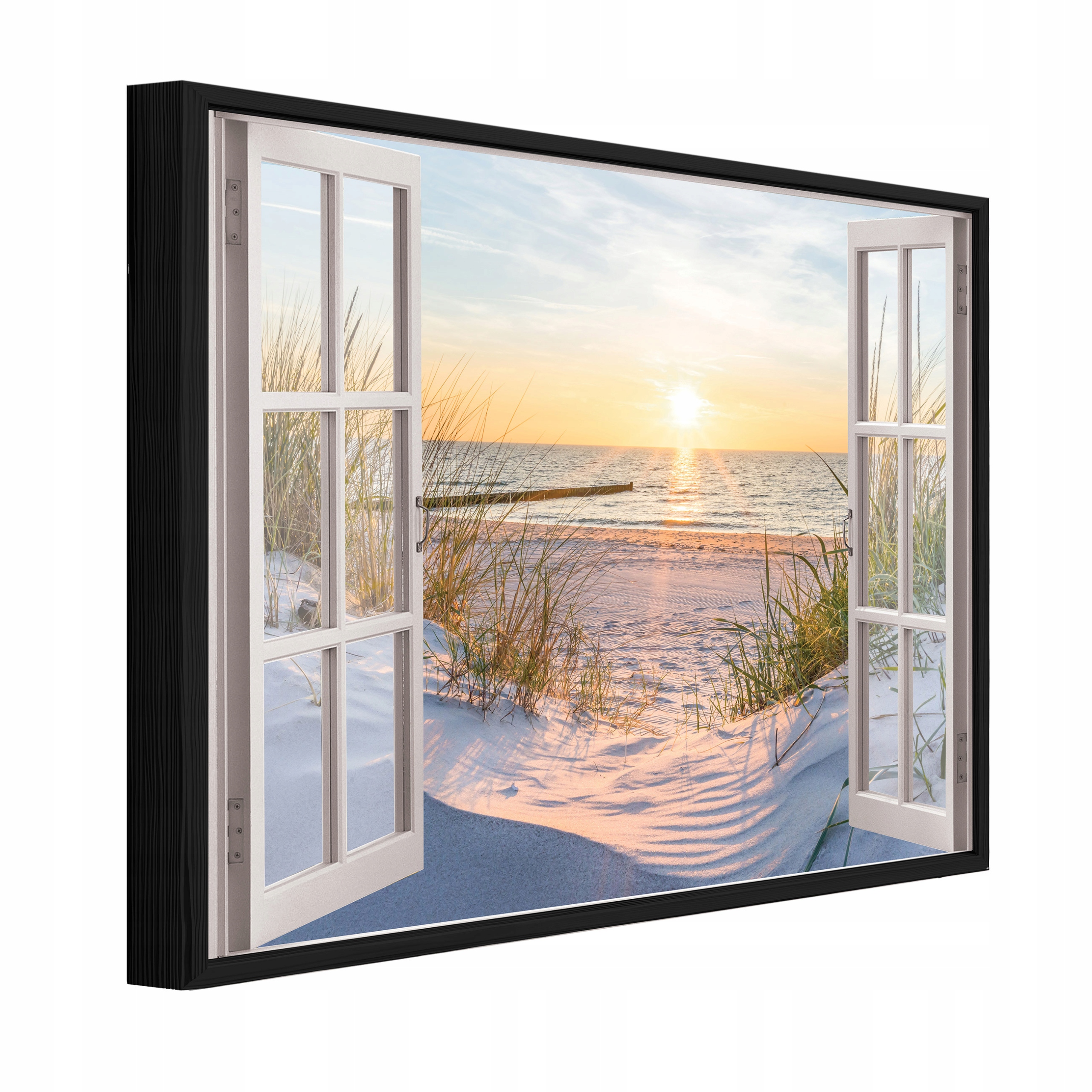 Obraz W Ramie Na Płótnie Do Sypialni Salonu Okno 120x80