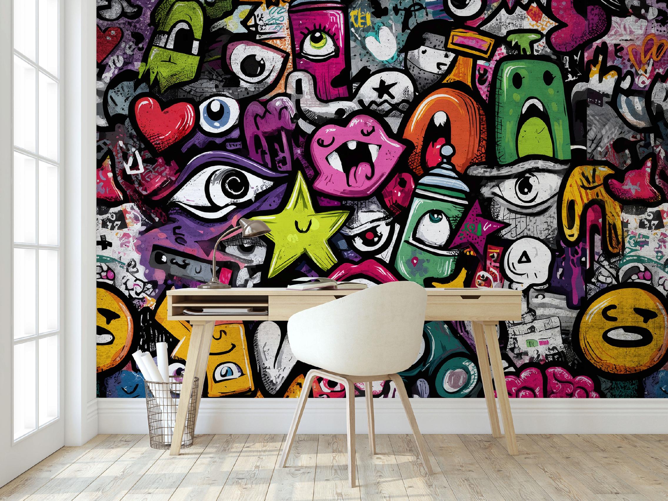 Fototapeta Na Flizelinie Dla Dzieci Graffiti 250x175