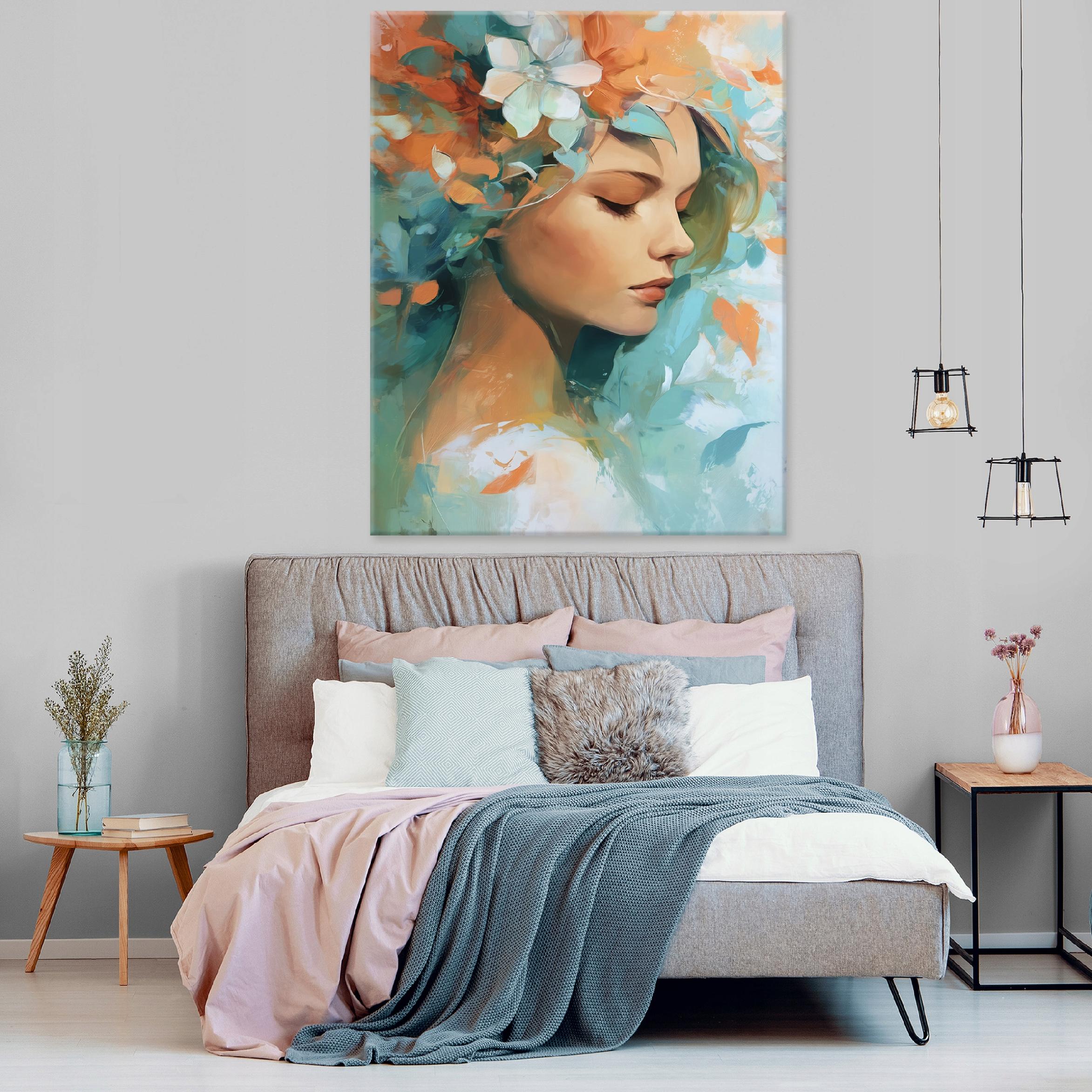 Obraz Na Płótnie Do Sypialni Salonu Kobieta 80x120