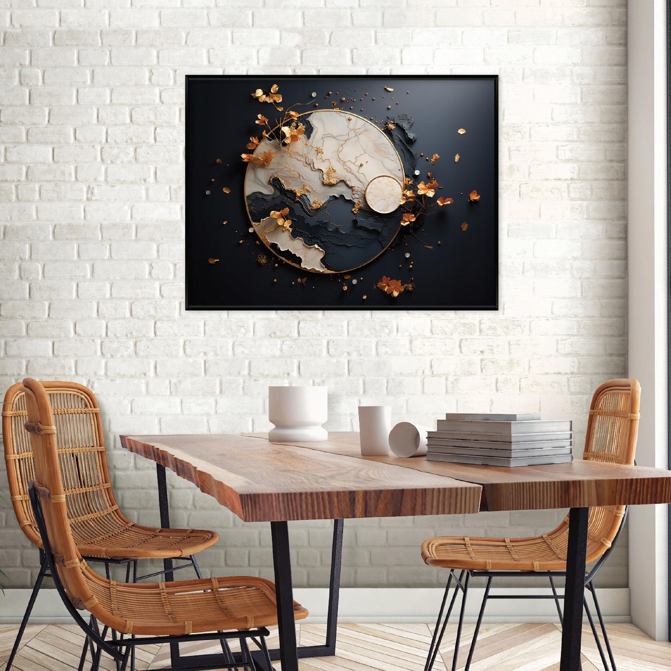 Obraz W Ramie Na Płótnie Do Sypialni Salonu Abstrakcja 100x70