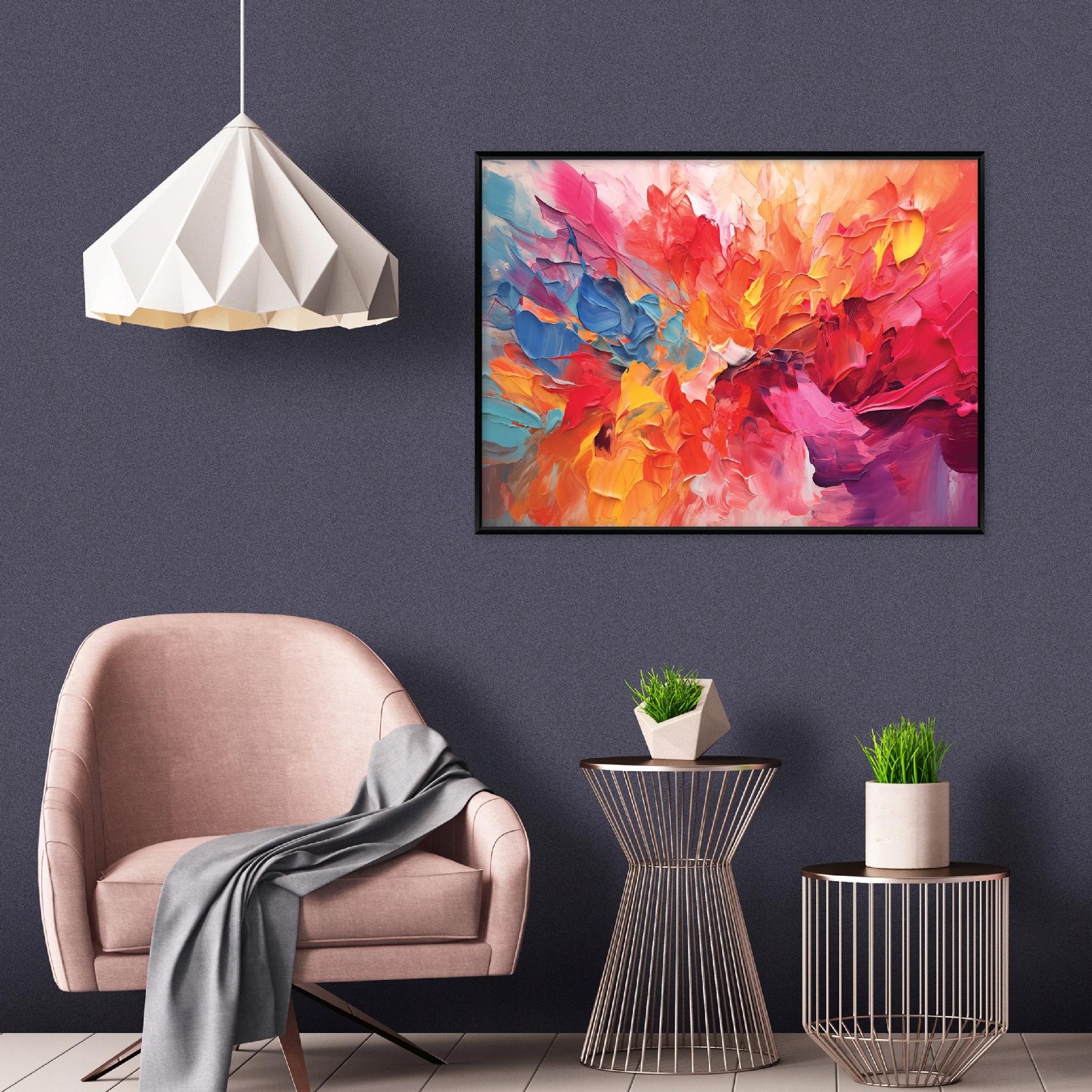 Obraz W Ramie Na Płótnie Do Sypialni Salonu Abstrakcja 60x40