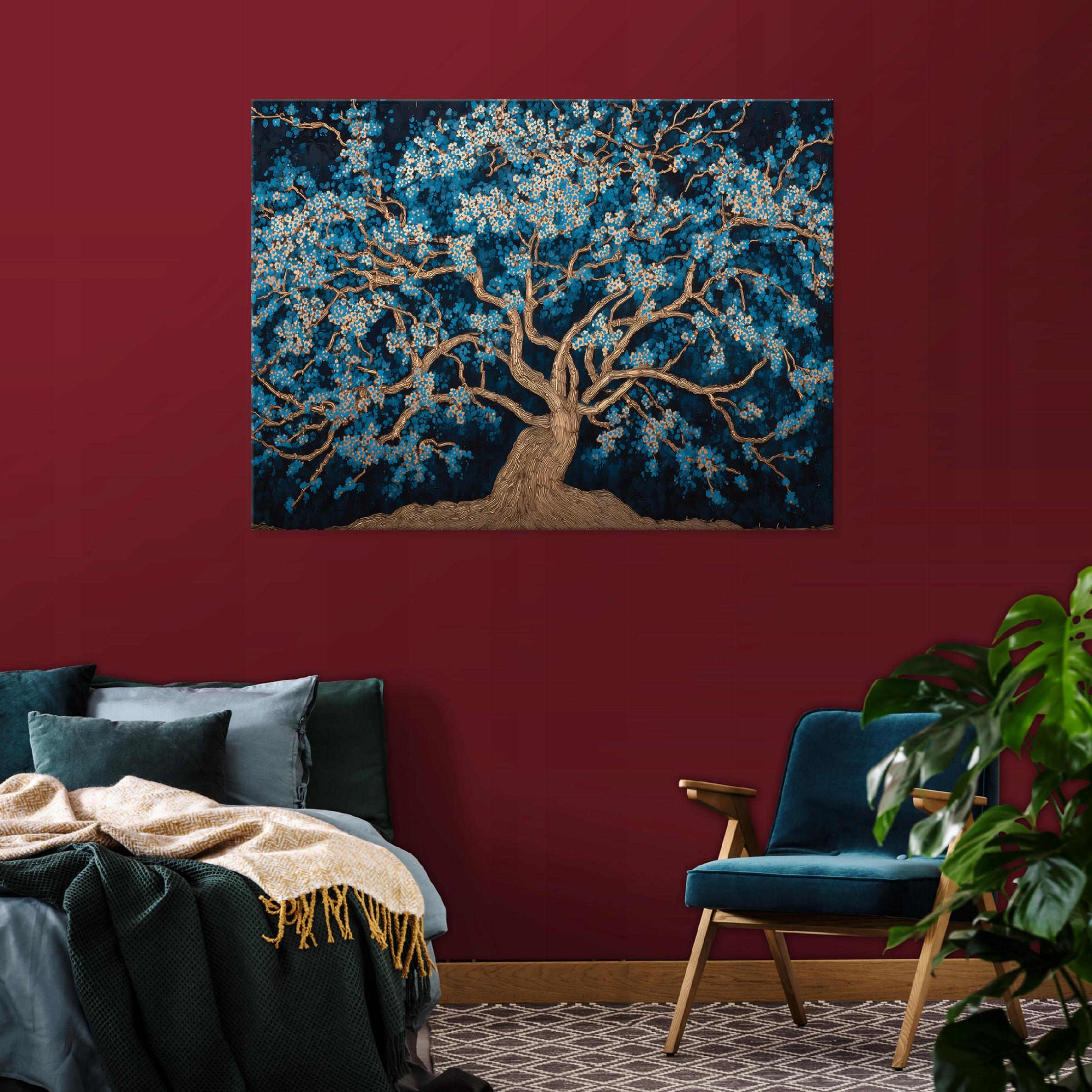 Obraz Na Płótnie Do Sypialni Salonu Drzewo 120x80