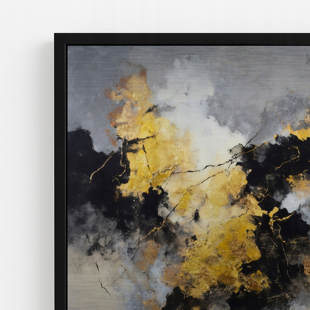 Obraz W Ramie Na Metalu Do Sypialni Salonu Abstrakcja 80x80