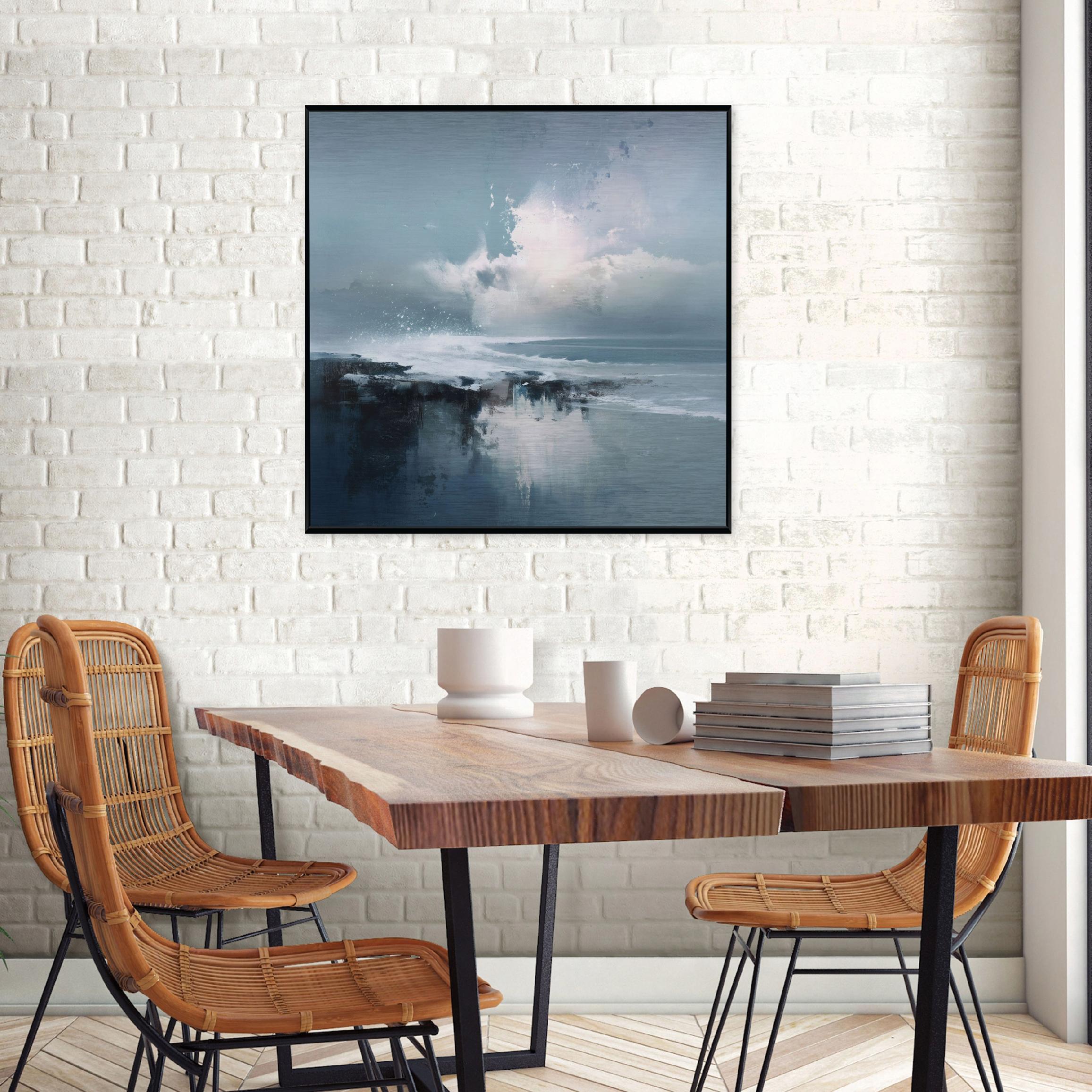 Obraz W Ramie Na Metalu Do Sypialni Salonu Morze 30x30