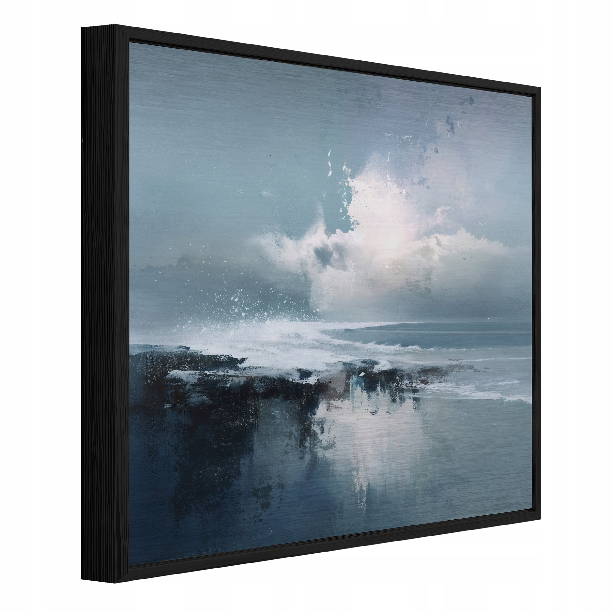 Obraz W Ramie Na Metalu Do Sypialni Salonu Morze 30x30