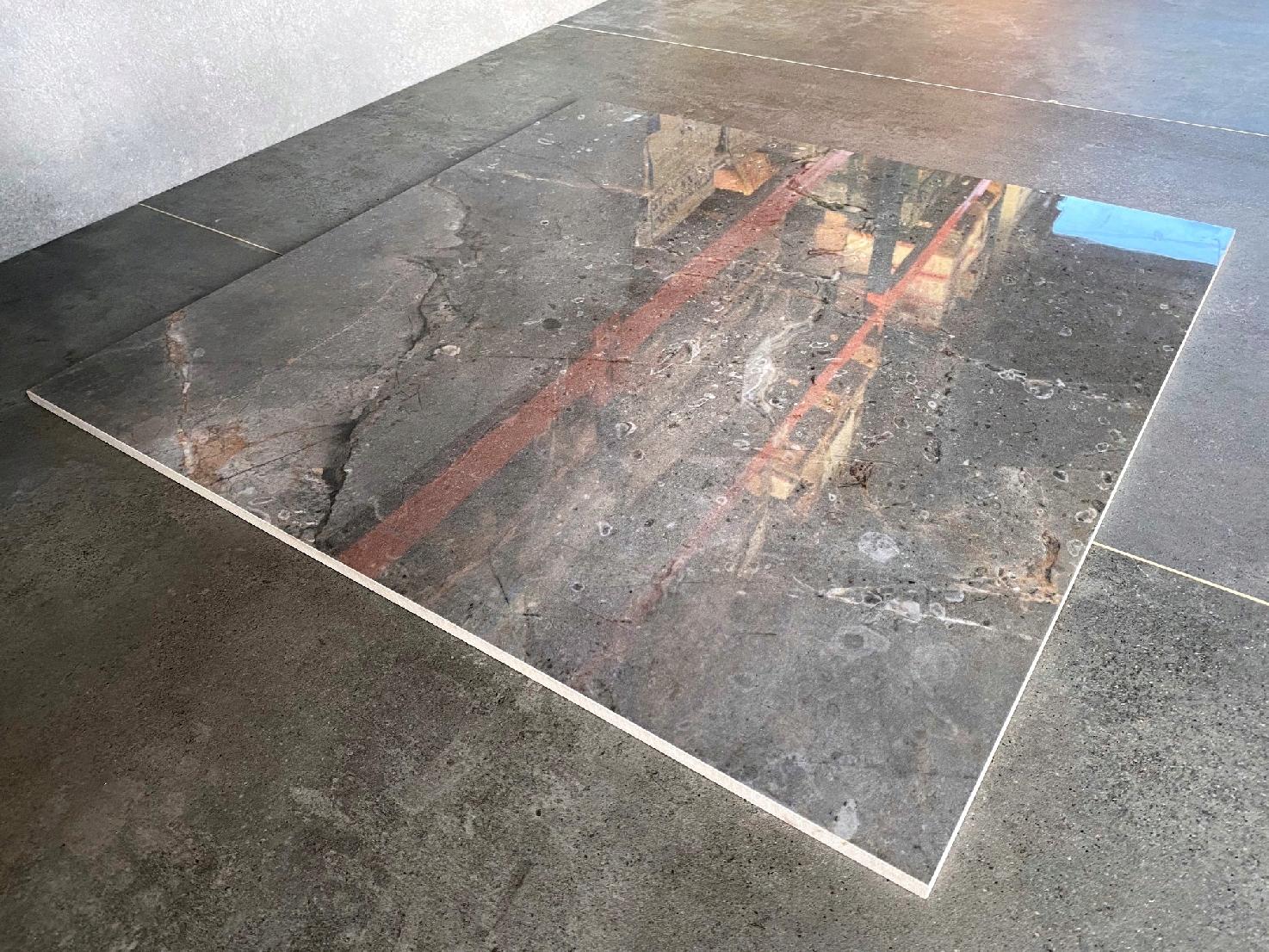 Gres polerowany MARMUR szary/grafit 60x60 POŁYSK!