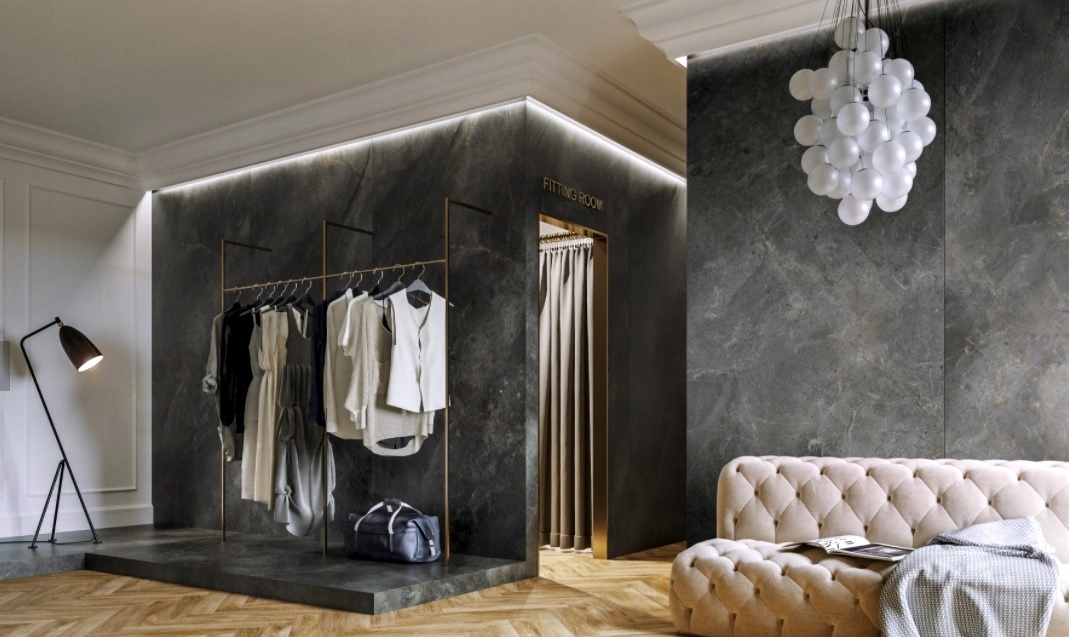 Gres polerowany MARMUR szary/grafit 60x60 POŁYSK!