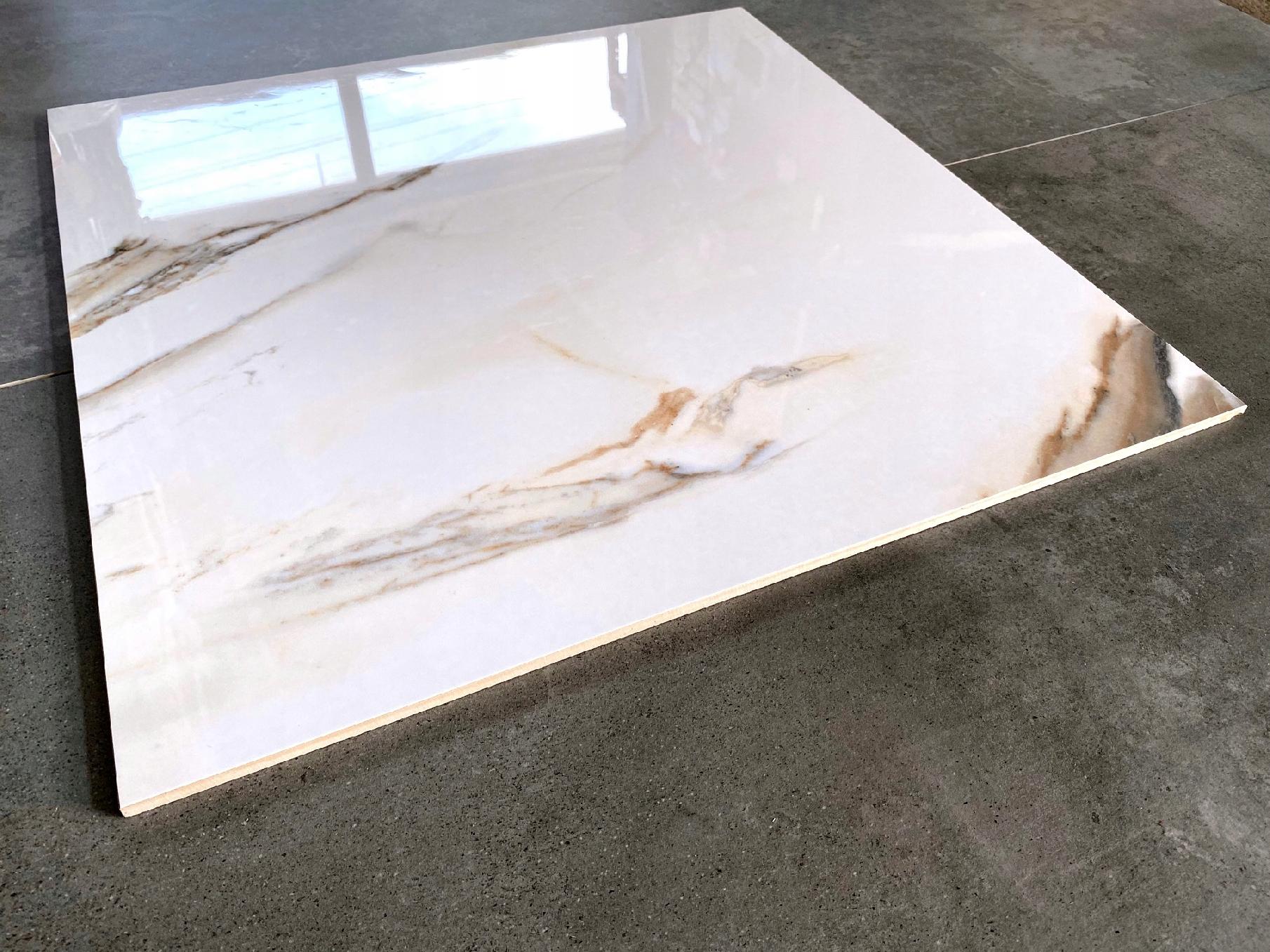 Gres Calacatta Gold 120x120 DUŻY ROZMIAR POŁYSK