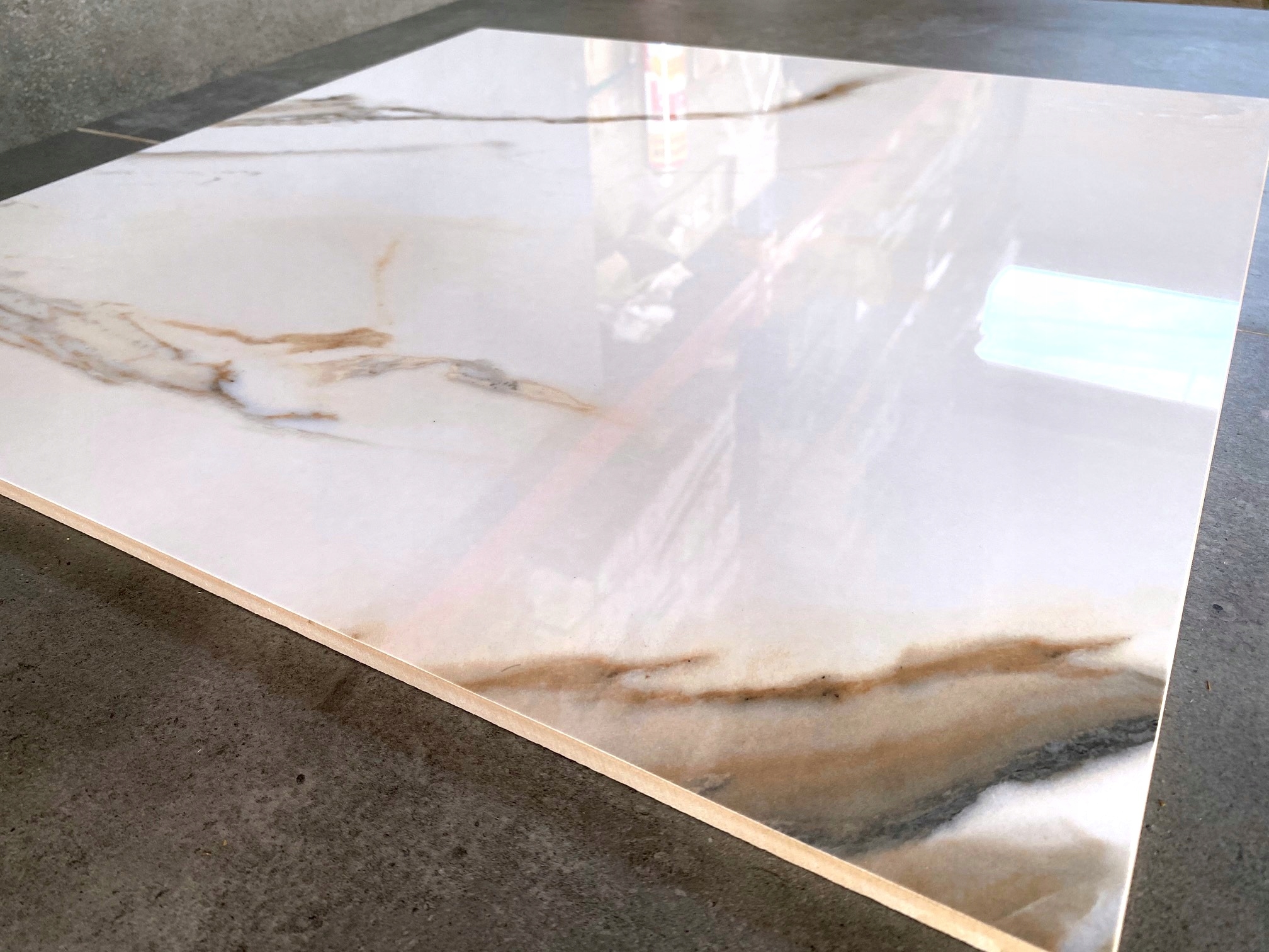 Gres Calacatta Gold 120x120 DUŻY ROZMIAR POŁYSK