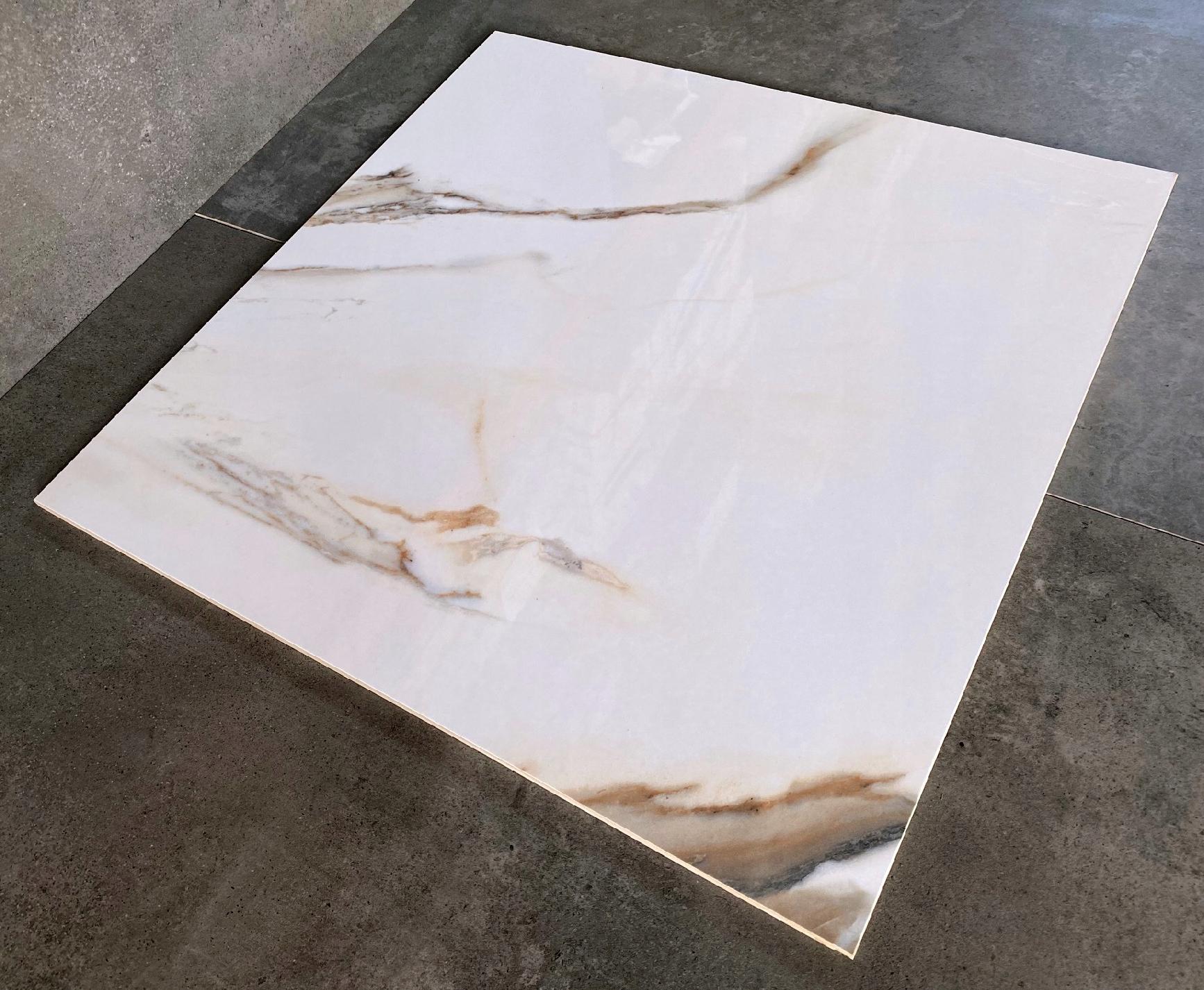 Gres Calacatta Gold 120x120 DUŻY ROZMIAR POŁYSK