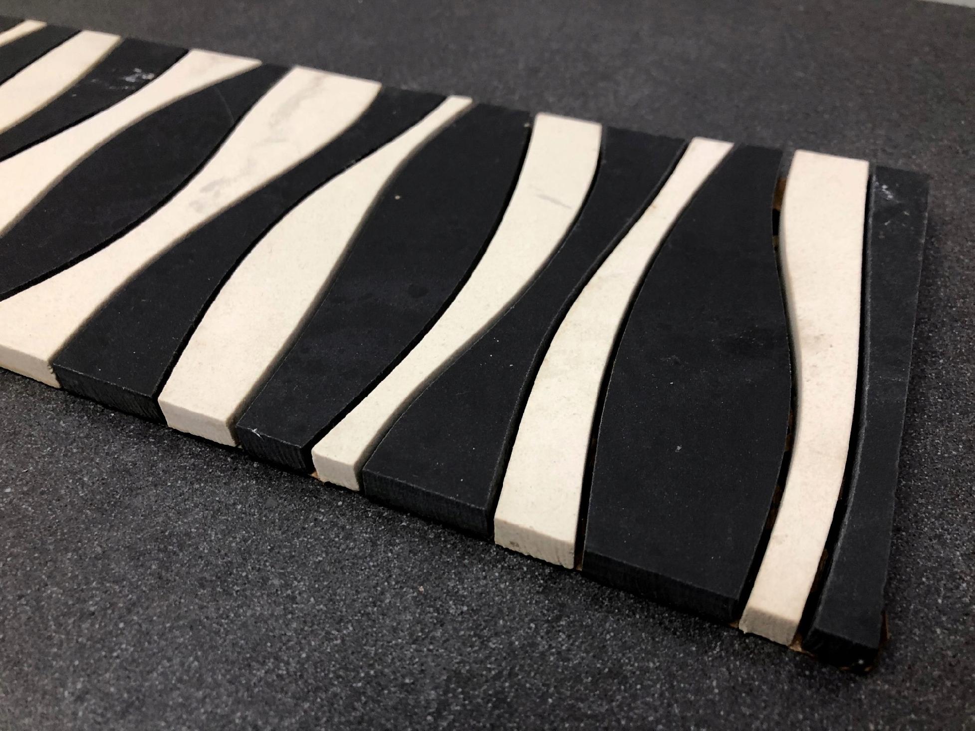 Płytki dekoracyjne - listwa podłogowa 29x6,5 ZEBRA