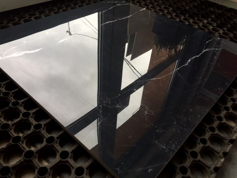 Gres polerowany MAGIC BLACK 60x60 Czarny marmur