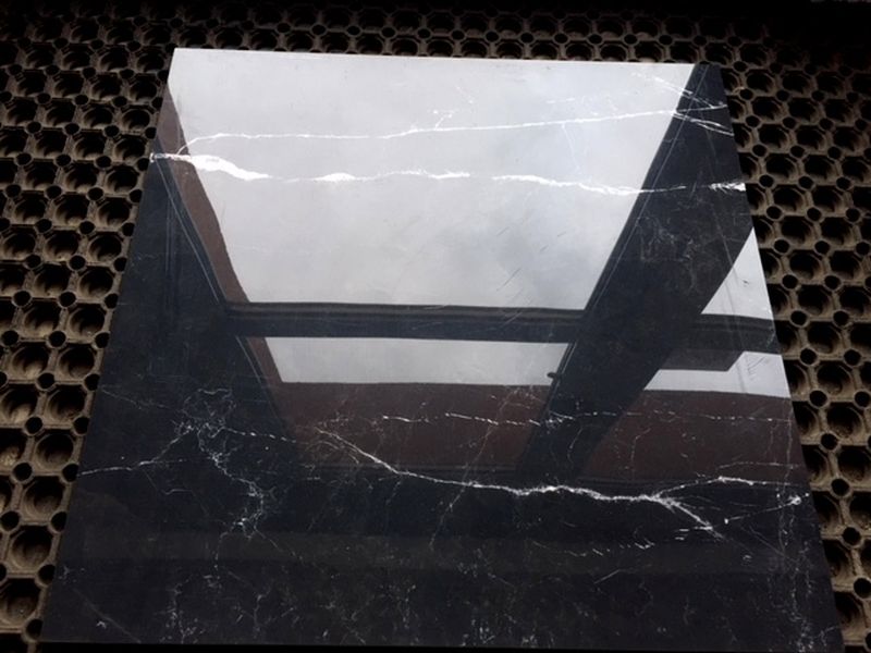 Gres polerowany MAGIC BLACK 60x60 Czarny marmur