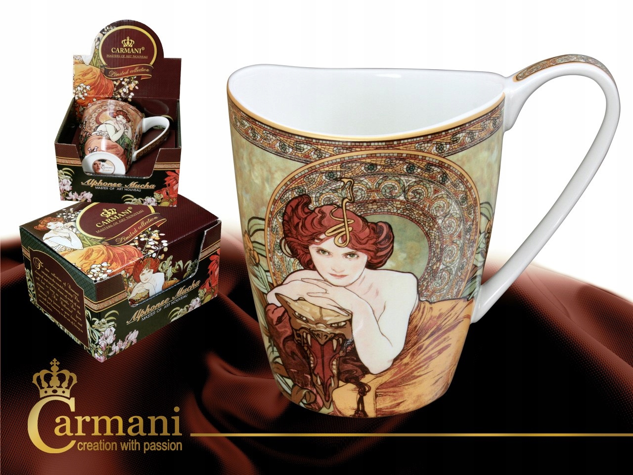 CARMANI KUBEK 500ML ELEGANCKI MUCHA - EMERALD