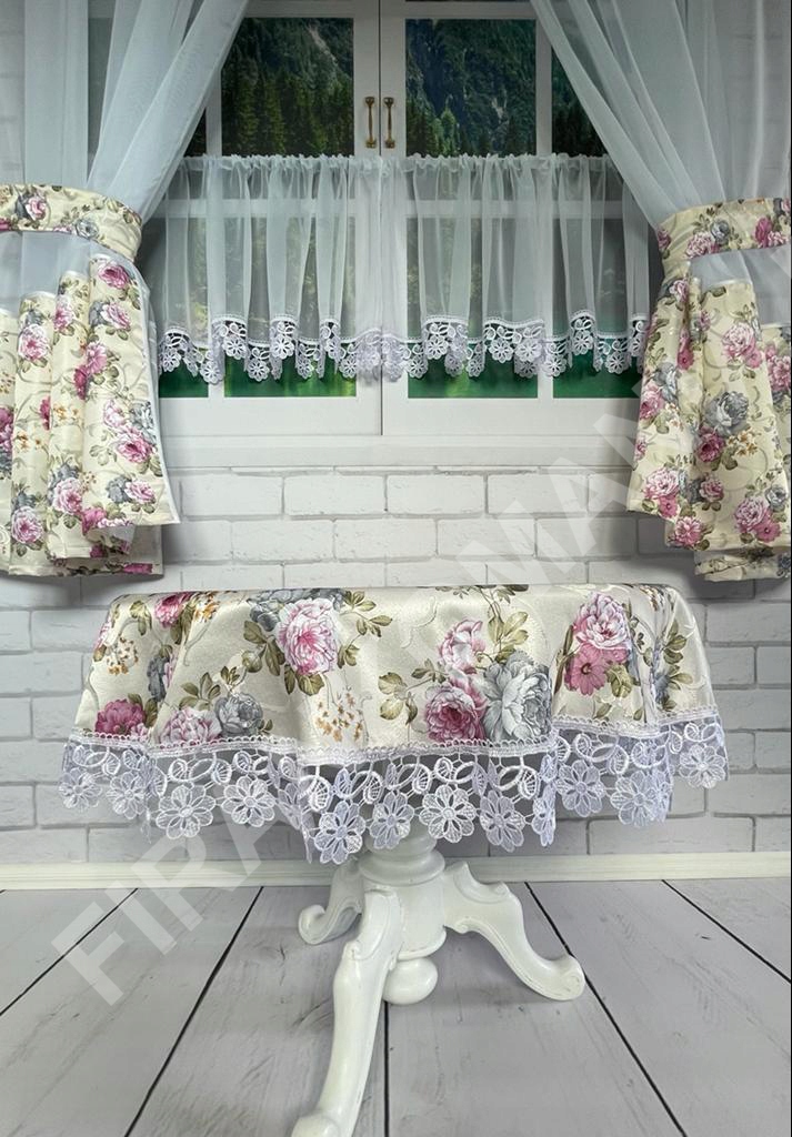 Firana kuchenna + zazdrostki