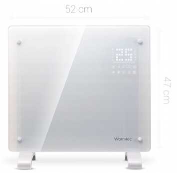 Grzejnik elektryczny WARMTEC EGW-10B 1000W z WiFi biały