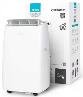WARMTEC Klimatyzator przenośny KP46W z Wi-Fi - DROPSHIPPING