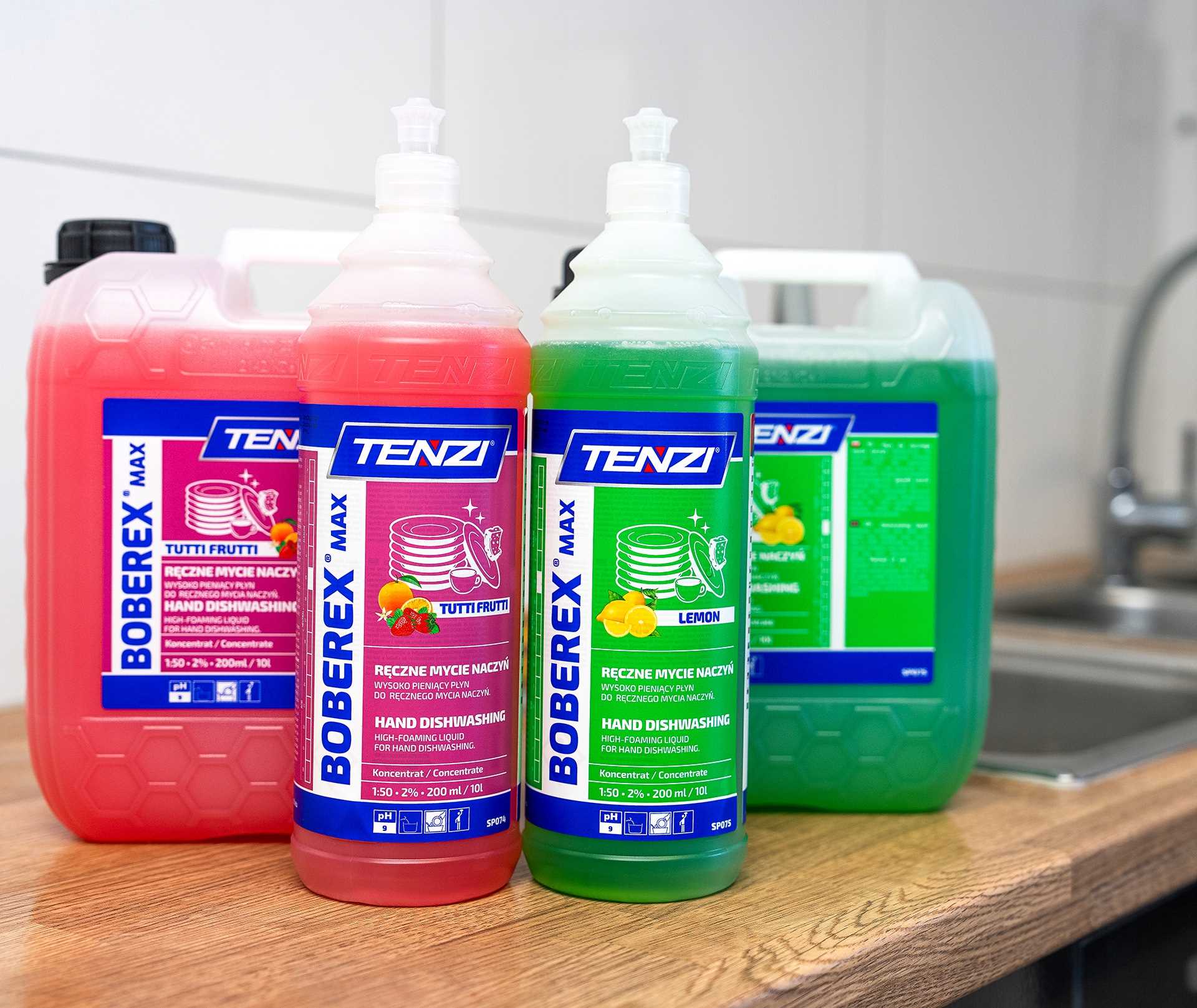 TENZI BOBEREX MAX Lemon 5L. Płyn Do Mycia Naczyń