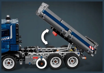 42203 - LEGO Technic - Wywrotka z przechylaną skrzynią