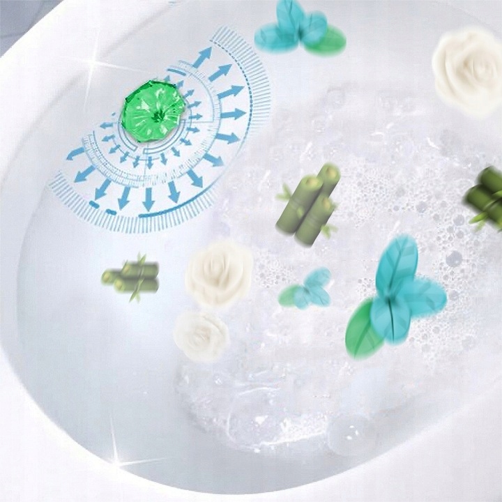 Duck Fresh Discs Garden Escape - Żelowy Krążek Do Toalety 36ml + Aplikator