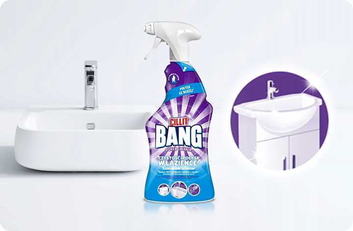 CILLIT BANG Power Cleaner Czystość i Połysk w Łazience 750ml Spray