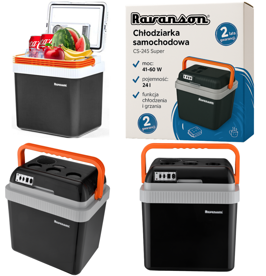 Lodówka Turystyczna Ravanson CS-24S Super