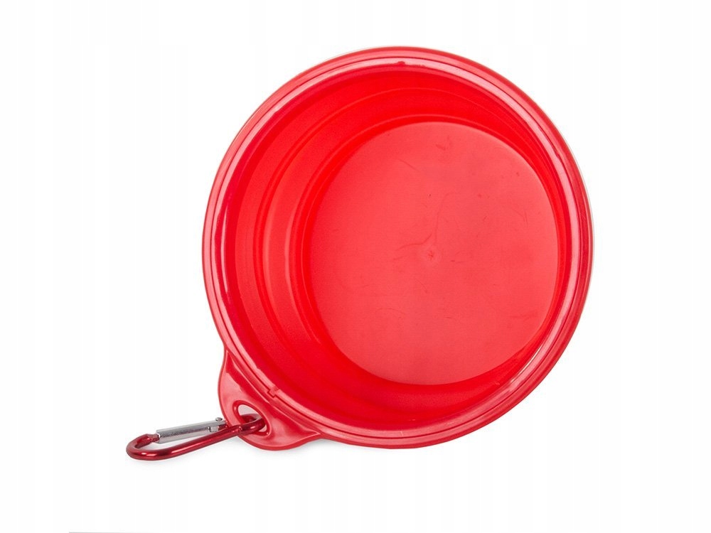 SKŁADANA MISKA DLA KOTA PODRÓŻNA TURYSTYCZNA KARABIŃCZYK TRWAŁA 0,4L