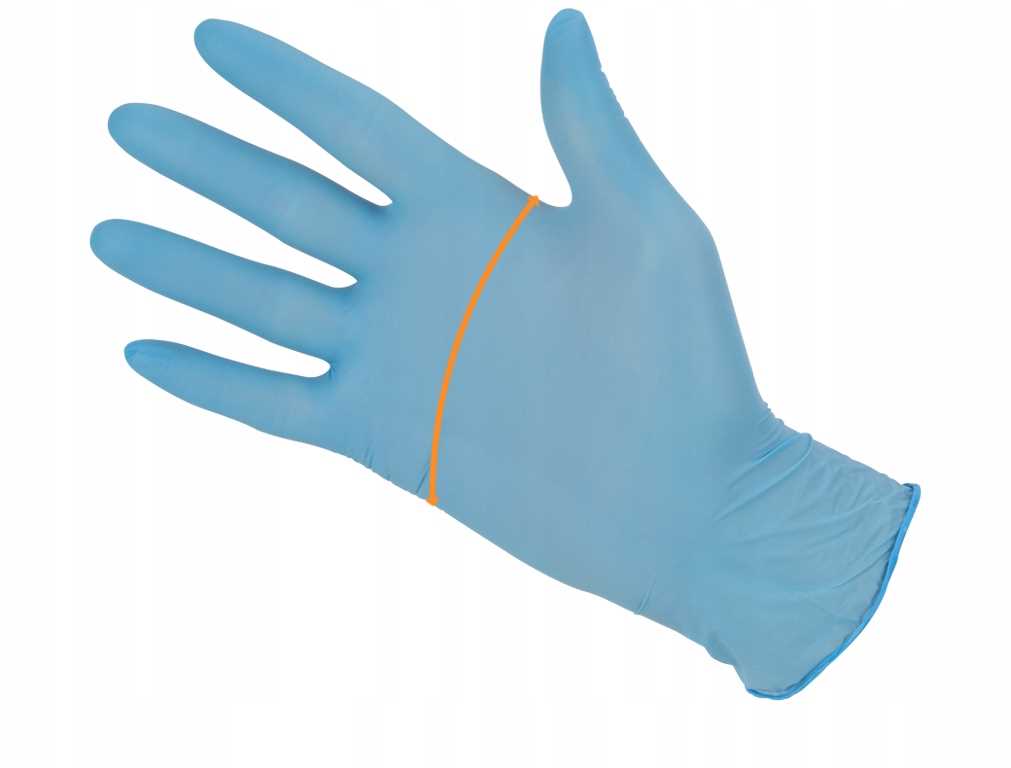 Rękawice Nitrylowe 100 szt. 9-L Nitrylex Magenta - 10 szt.