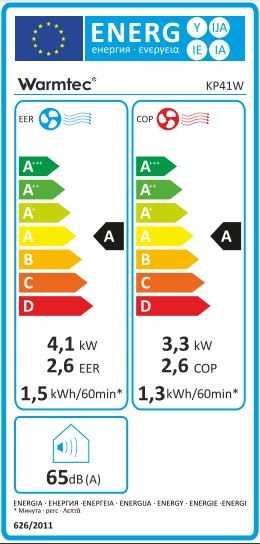 WARMTEC Klimatyzator przenośny KP41W z Wi-Fi - DROPSHIPPING