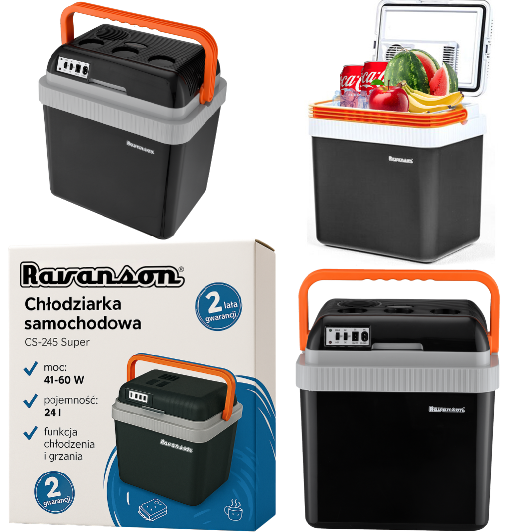 Lodówka Turystyczna Ravanson CS-24S Super