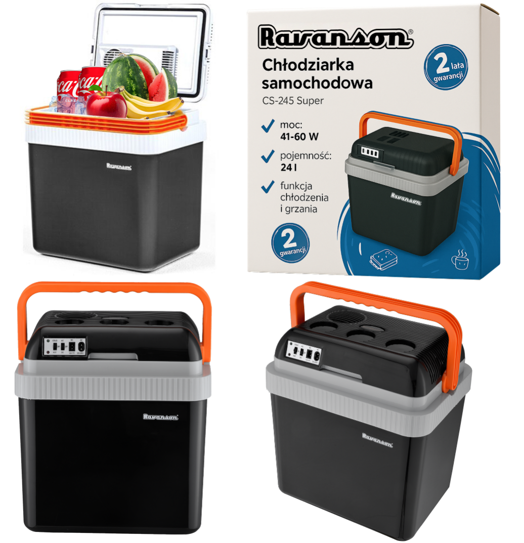 Lodówka Turystyczna Ravanson CS-24S Super