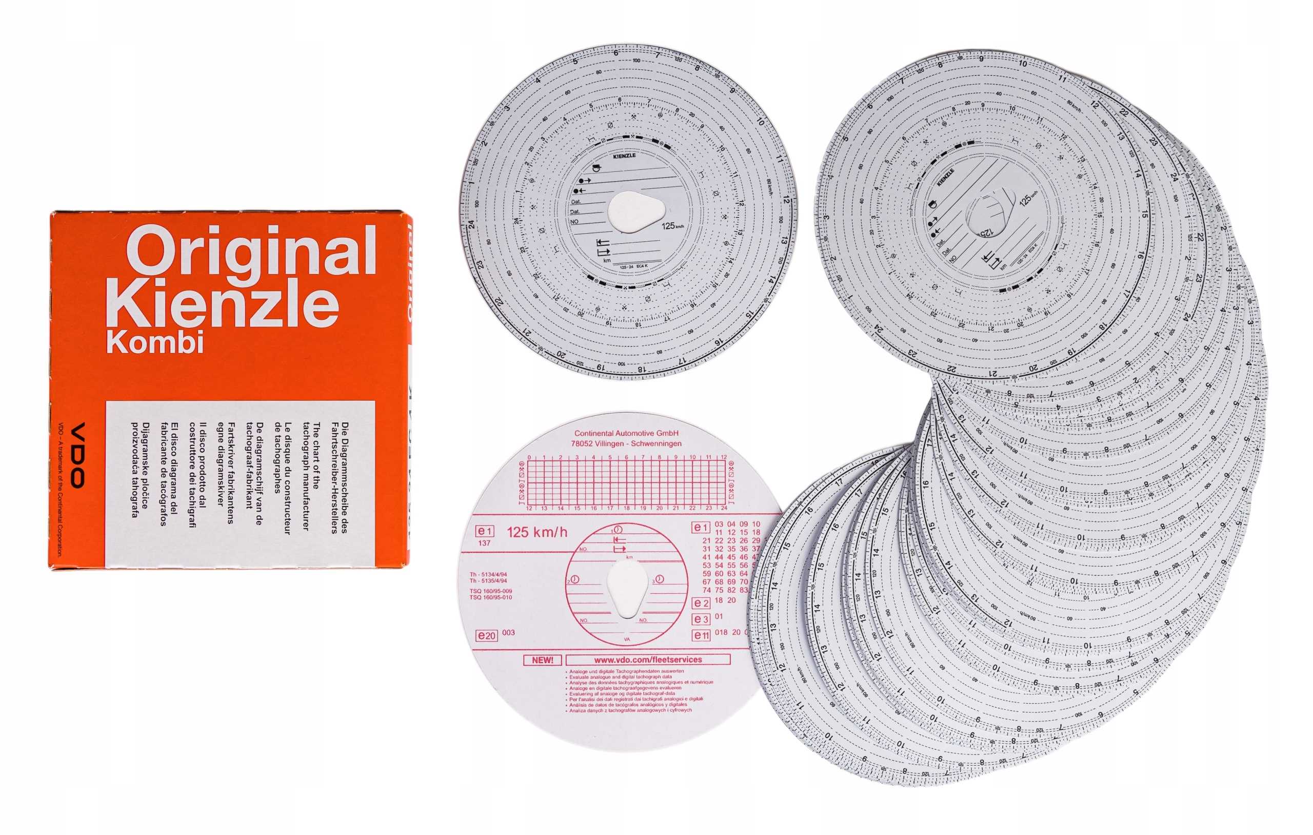 Tarcze Original Kienzle 125-24 EC 4 K - 100 szt.