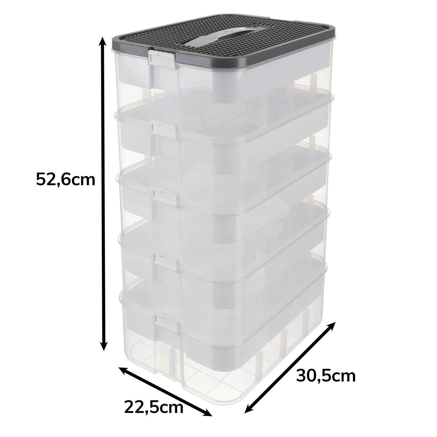 Pudełko Na Klocki- 5 Poziomów 35L Kruzzel 25759