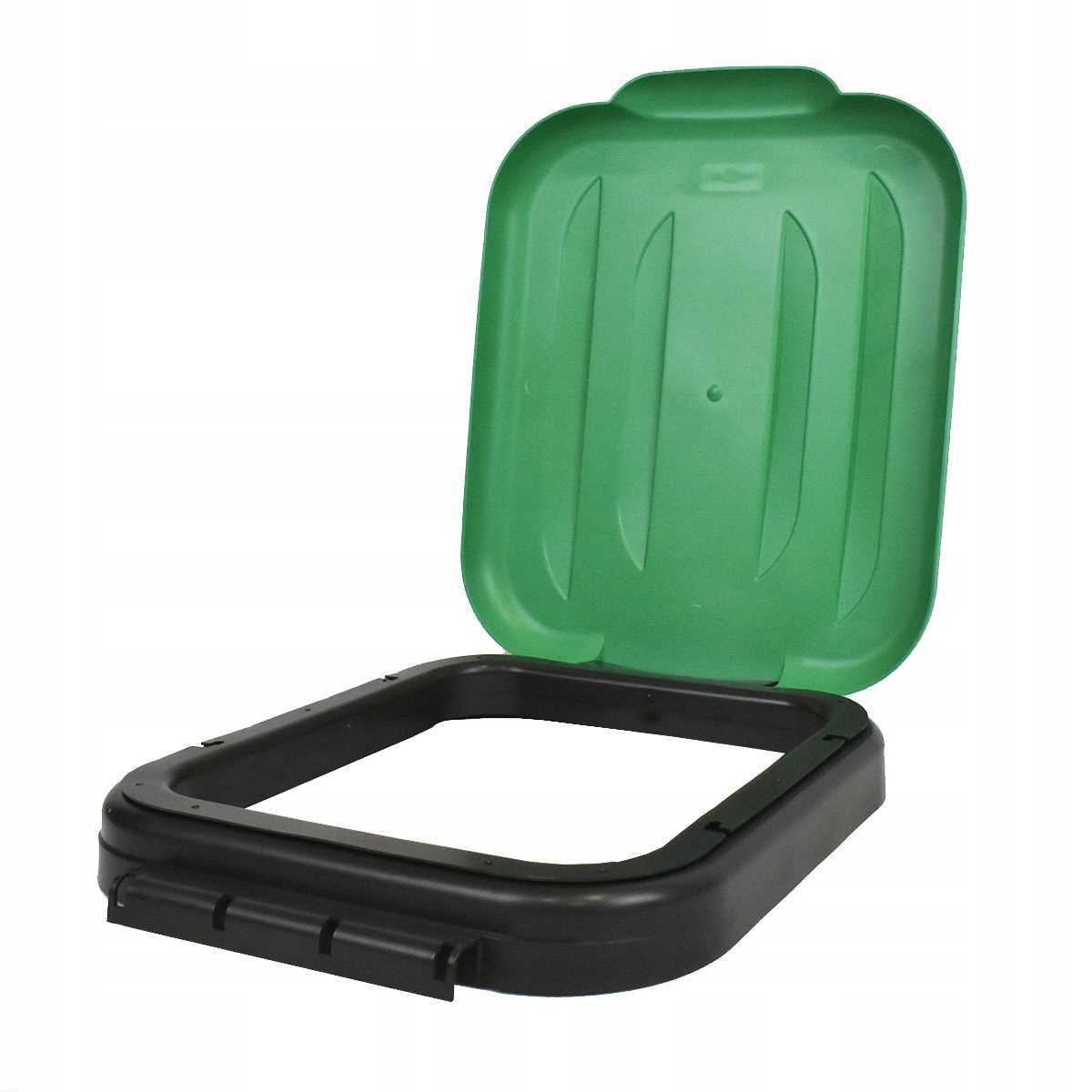 Pokrywa stojaka do segregacji odpadów zielona - CETEL