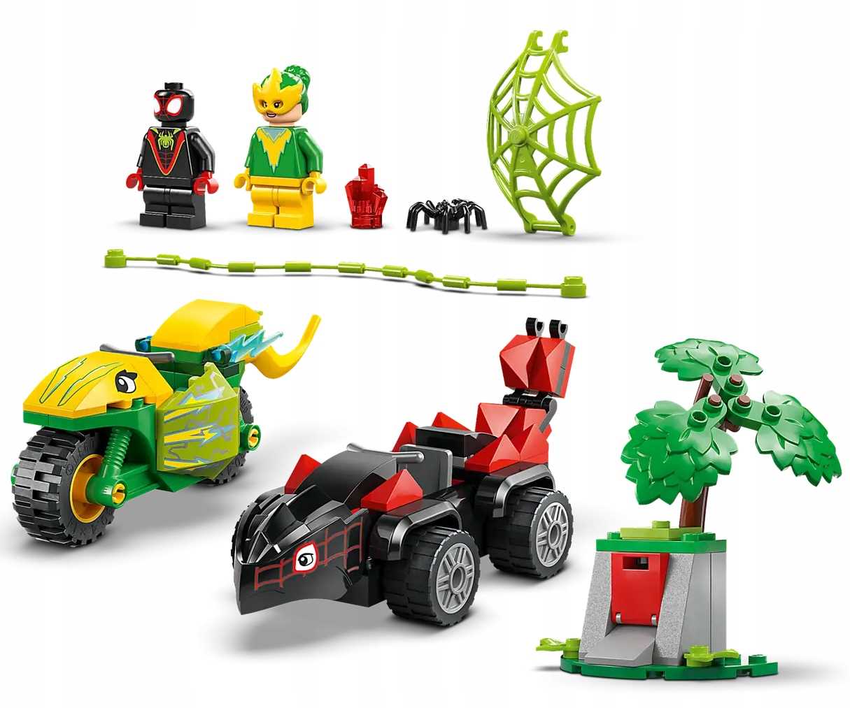 11198 - LEGO Super Heroes - Pościg Spina za Electro w dinopojeździe