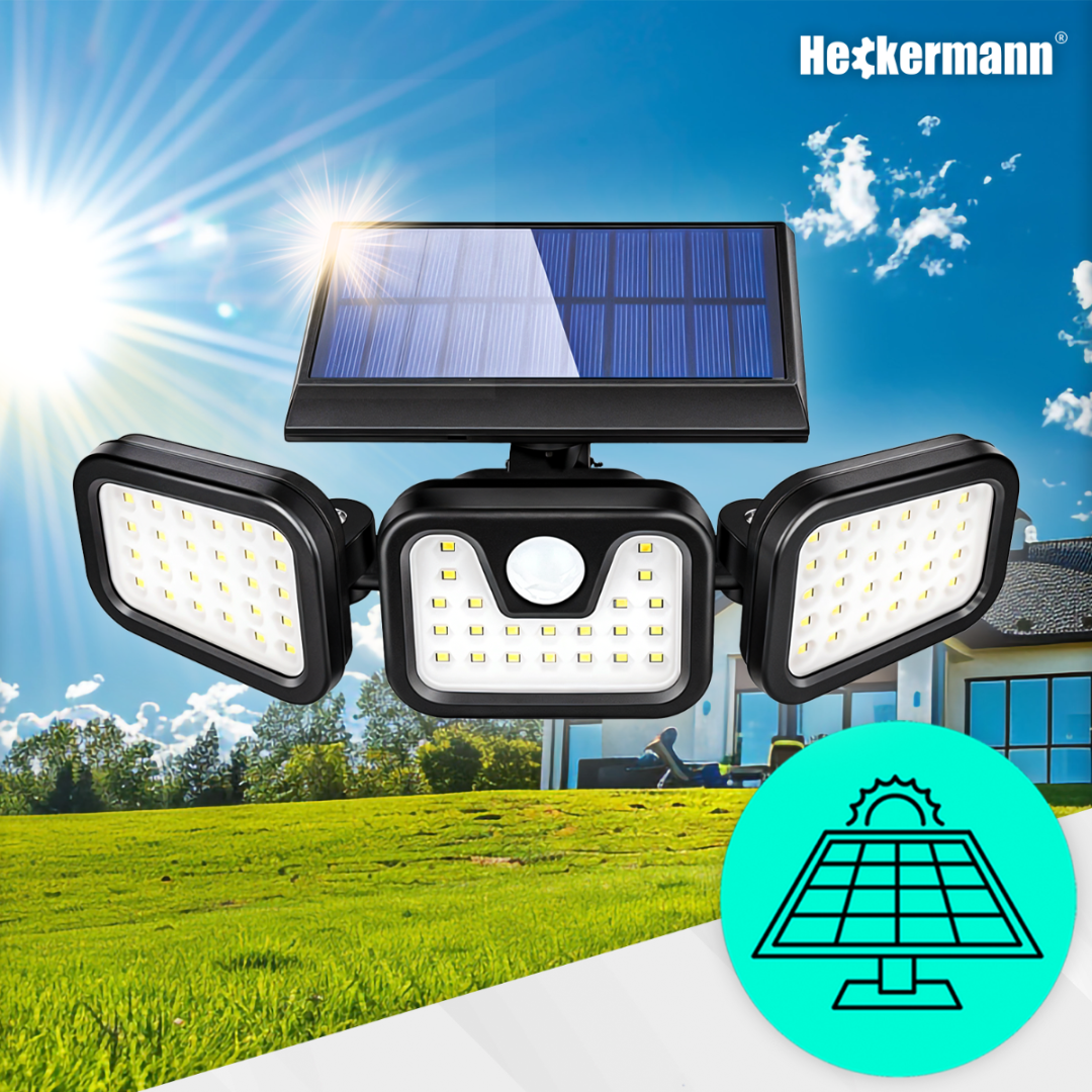 Lampa solarna zewnętrzna Heckermann JD1626