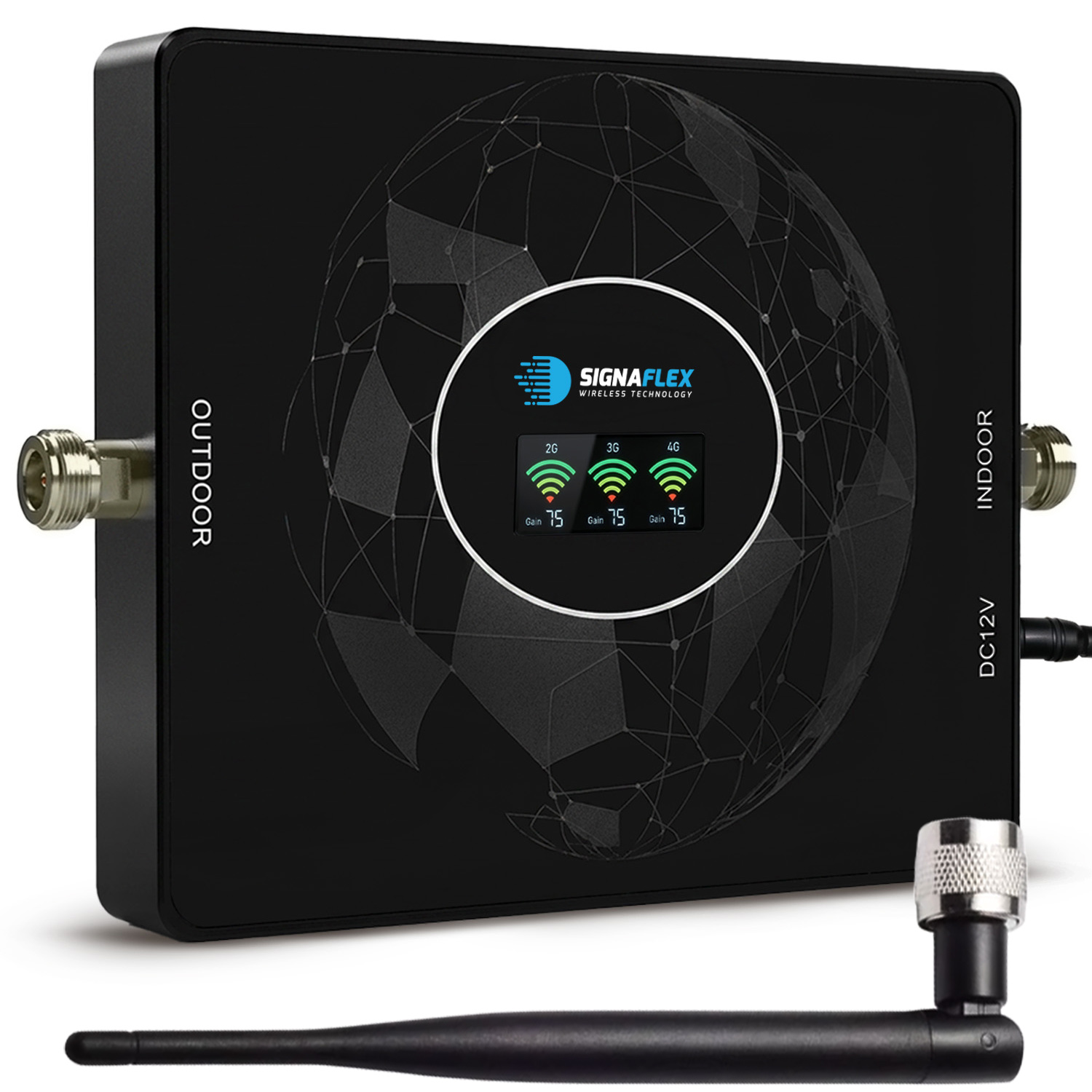 Wzmacniacz sygnału GSM Signaflex LS-GDW3 z wyświetlaczem LED 2G 3G 4G