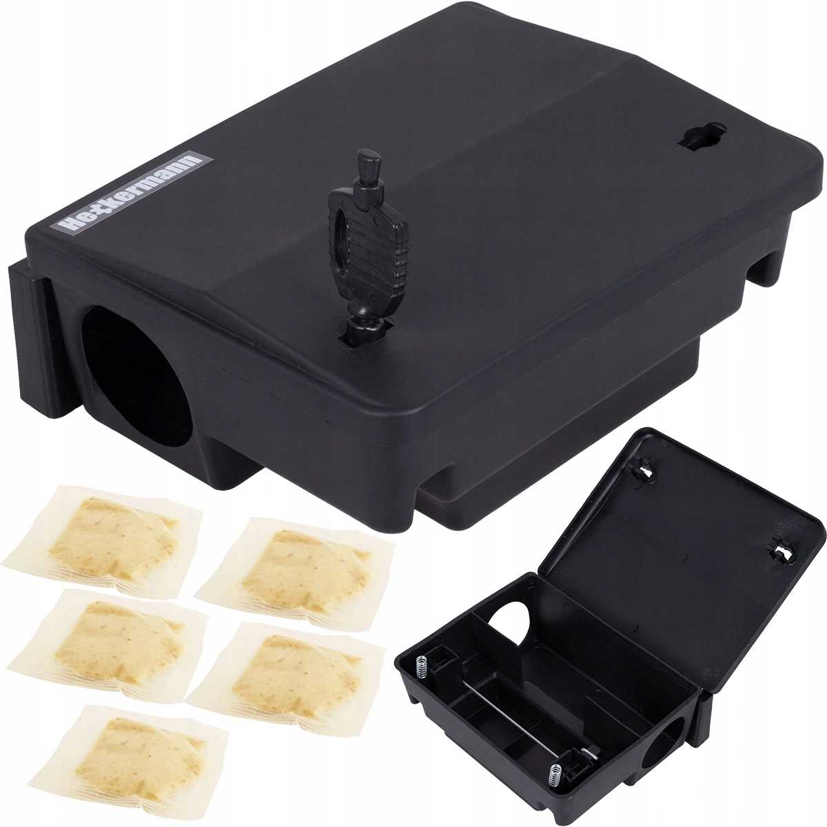 SKUTECZNA PUŁAPKA ŁAPKA NA SZCZURY MYSZY GRYZONIE