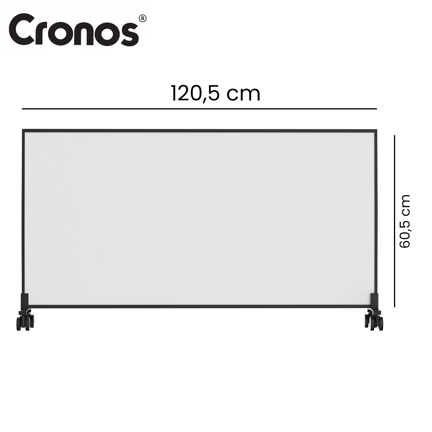 Panel grzewczy IR Cronos Carbon P1000TWP Black