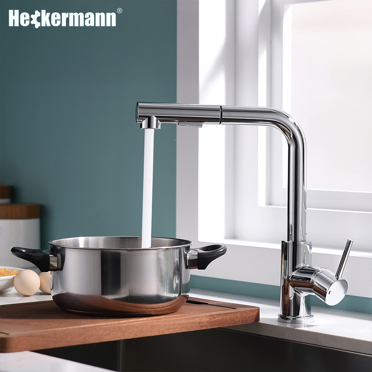 Wielofunkcyjna bateria kuchenna Heckermann SZ-888 Srebrna